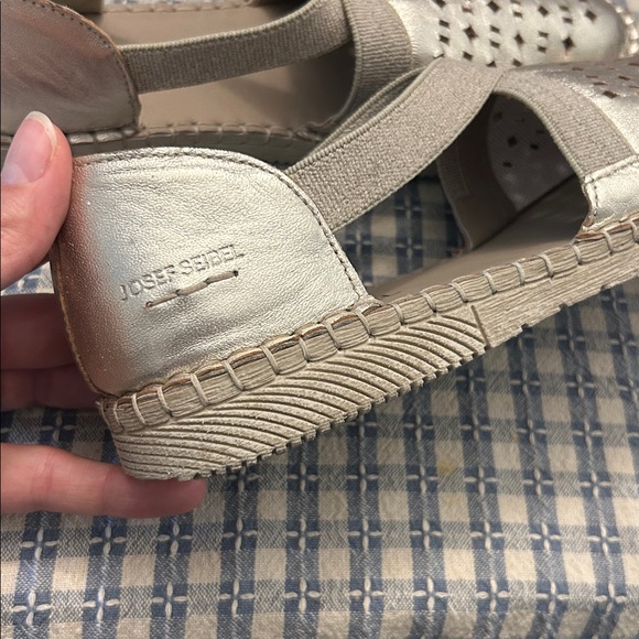 Joseph Seibel Sophie 44 leather pull on flat espadrille - Picture 7 of 13